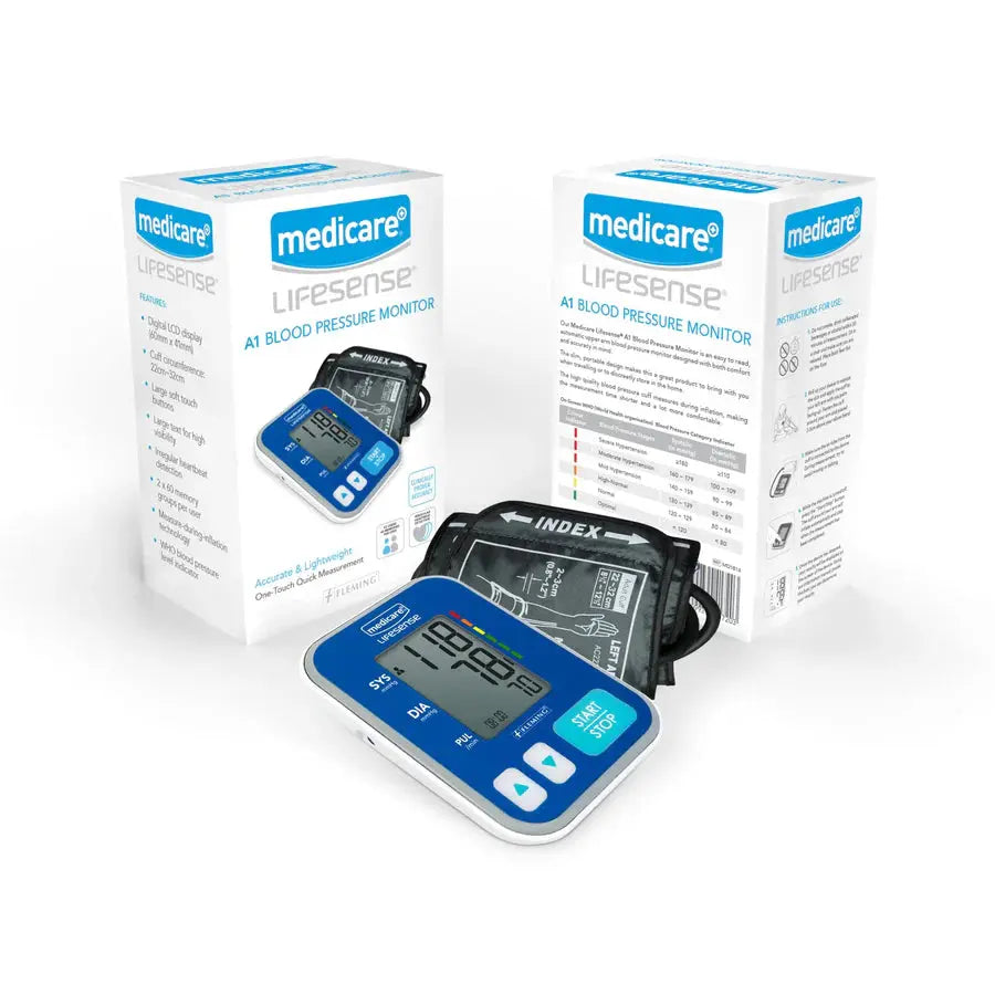 Medicare LIFESENSE A1 BLOOD PRESSURE MONITOR Home Diagnostics UK
